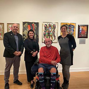 Local Artist Donates Painting to Camden County College’s Permanent Collection